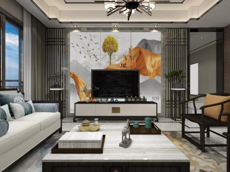 Tranh trang trí bóng gương Luxstone LU-509