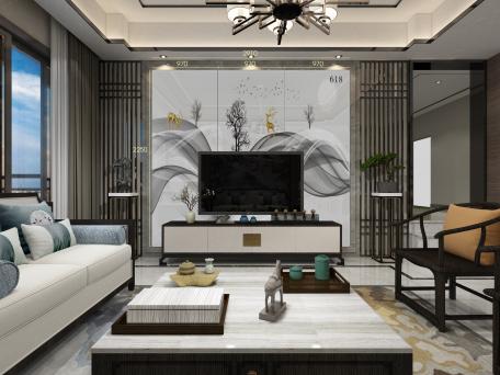 Tranh trang trí bóng gương Luxstone LU-618