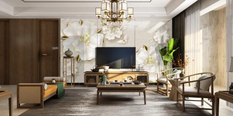 Tranh trang trí bóng gương Luxstone LU-1229