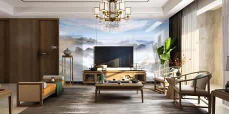 Tranh trang trí bóng gương Luxstone LU-1239